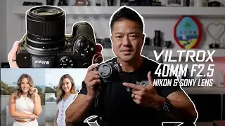 My Favorite Lens for Street & Portrait Photography | Nikon Z & Sony Viltrox 40mm F2.5 Lens Review