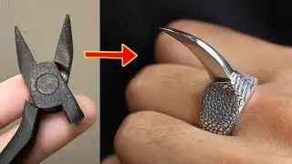 make jewelry for self-defense - I Turn broken pliers into claw ring