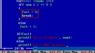Given Number Is Prime or Not  C