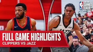 CLIPPERS vs JAZZ | NBA SUMMER LEAGUE | FULL GAME HIGHLIGHTS