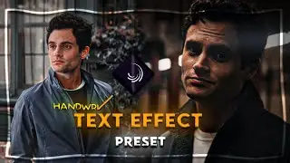 Ae inspired Hand Written Text effect in Alight Motion ( Preset ) By Demon.