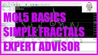 LEARN MQL5 TUTORIAL BASICS - 109 SIMPLE FRACTALS EA