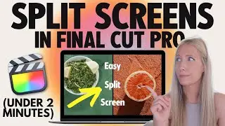 🎬 Tutorial: How to Split Screen in Final Cut Pro *Easy for Beginners*