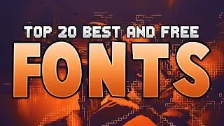 Top 20 Best Fonts for Thumbnails and GFX Design