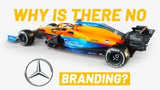 Why is there NO Mercedes Branding on the 2021 McLaren?