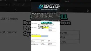 Excel Lesson: Data Validation | Maglagay ng options at drop down box #excel911 #exceltutorial