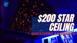 Answering ALL your Questions about my $200 Star Ceiling | Is it still working??