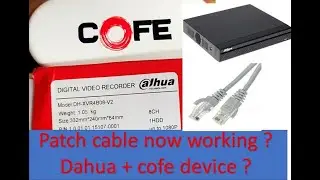 DAHUA V2 DVR LAN IS NOT WORKING WITH COFE DEVICE | DAHUA ONLINE SOLUTION WITH COFE DEVICE