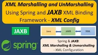 XML Marshalling and UnMarshalling using Spring and JAXB XML binding framework - XML Config