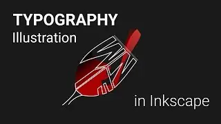 How to create Typographic Illustration In Inkscape!