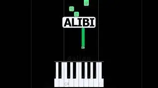 Sevdaliza - ALIBI | Piano Tutorial