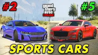 Top 10 BEST Sports Cars In GTA 5 Online! (UPDATED)