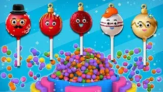 Learn Colors with Christmas Balls Finger Family | Christmas Finger Family Songs