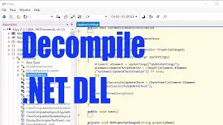 Decompile .NET DLL using ILSpy. Undo C# syntactic sugar - July 2022 - 52df8097