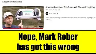 Why Mark Rober got this wrong (drone delivery)