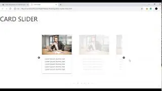 Card Slider Using Slick | Only HTML & CSS