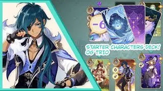 I Made a Deck With The Three Starter Characters! | Genshin TCG