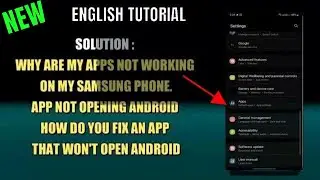 How Do You Fix An App That Won't Open On Android || Why Are My Apps Not Working On My Phone [Fixed]