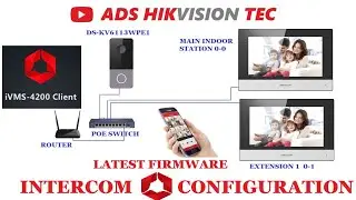 Hikvision IP video intercom configuration via IVMS-4200. DS-KIS604P, DS-KIS603P, DS-KIS602P config