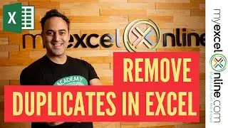 Remove Duplicates in Excel