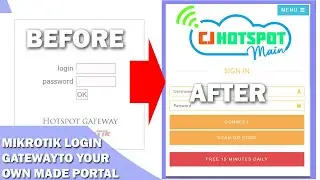 Changing Gateway/Portal/ HTML File | Mikrotik Hotspot