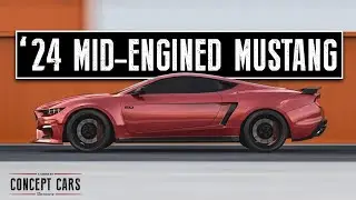 Mid-Engine 2024 Ford Mustang Render - a 'Stang on sterioids