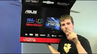 ASUS VG278HE 144Hz 3D LED LCD Monitor Unboxing & First Look Linus Tech Tips