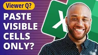 Viewer Q! 🙋‍♂️ Can You Copy & Paste Visible Cells Only From a Sorted lLst in Excel? 🧑‍💻