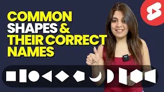 Types Of Shapes | Can You Name Them?? English Speaking Practice - Niharika #shorts #learnenglish