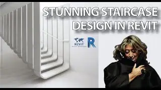 REVIT STAIR - Floating stair model by Zaha Hadid in Revit