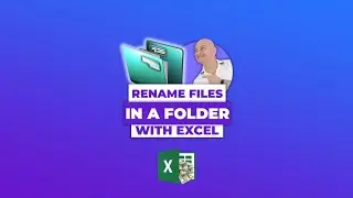 How To Rename Files In A Folder With Excel #SHORTS