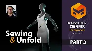 Marvelous Designer: 03 Introduction to Sewing and Unfold