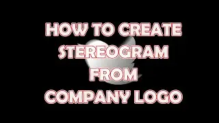 How to create Stereogram from logo in 3 minutes / Magic Eye