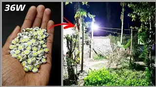 How To Make Super Bright Led Flashlight | DIY 12V Flood Light | By - Creative Shivaji