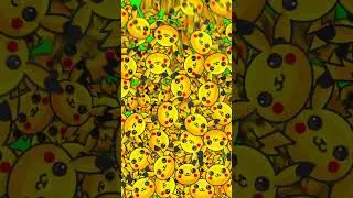 Pikachu Face Emojis Green Screen Vertical Transition