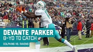 Incredible Toe-Tap TD Catch by DeVante Parker! | Dolphins vs. Ravens | NFL