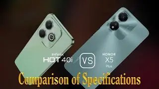 Infinix Hot 40i vs. Honor X5 Plus: A Comparison of Specifications