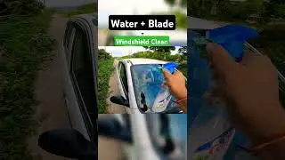 Secret Car Windshield Clean Hack 😱 #shorts #windshieldcleaner #cartips #carcleaningtips #ytshorts