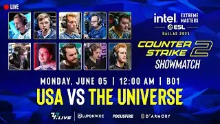 LIVE: USA vs Universe [BO1] CS2 Showmatch | IEM Dallas 2023 [ENG/FIL]