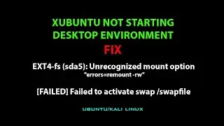 LINUX ERROR FIX: [FAILED] Failed to activate swap /swapfile