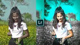 Lightroom Photo Editing | Lightroom Black And Blue Tone Photo Editing
