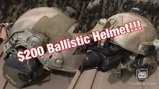 Longfri Ballistic Helmet. Dirt Cheap Ballistic Protection