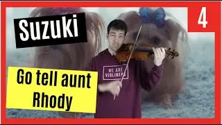 🎻  Go tell aunt Rhody Suzuki 4 Violin  Book 1  with Accompaniment