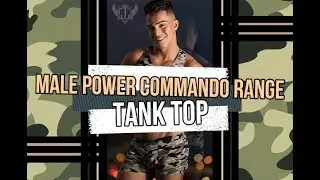 Male Power Commando Range Tank Top - Johnnies Closet