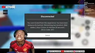 iShowSpeed Gets Banned for 1000 Years On Roblox For Hacking 😂