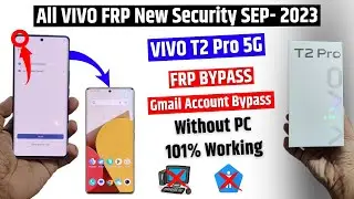 Vivo T2 Pro 5g Frp Bypass 2024 | All Vivo Android 13 Google Account Bypass (No Need Pc)