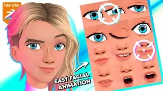 Blender 4.0 Facial Animation with NO RIGGING!