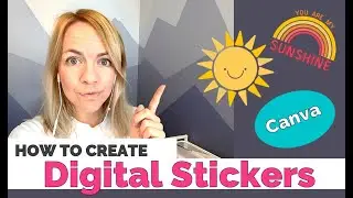 How to create Digital Stickers in Canva