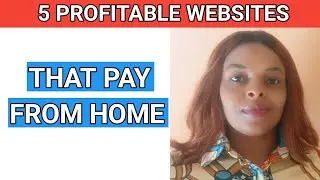 5 WEBSITES That Can Pay You From Home