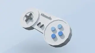 Blender Tutorial: Low Poly Game Controller